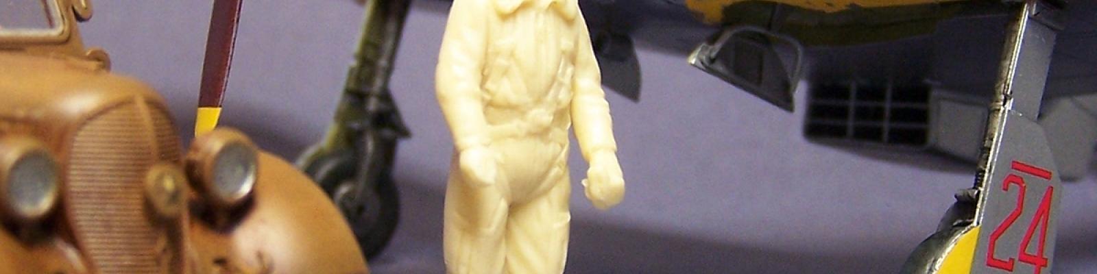 Close-up of pilot figure