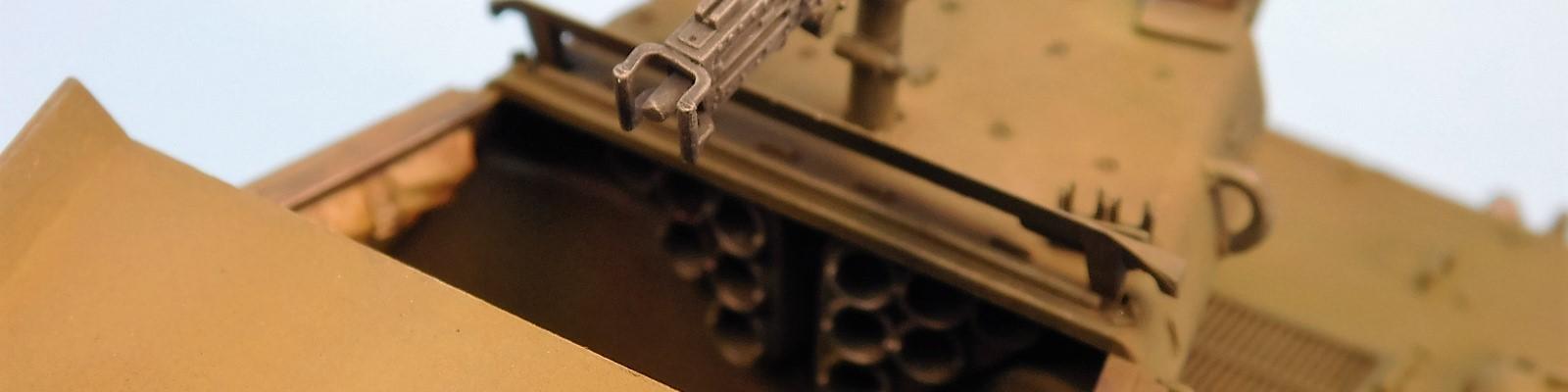 Commanders machine gun and turret detail