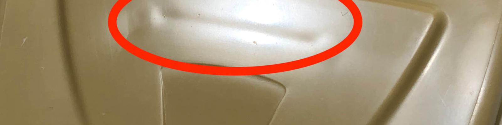Engine Cover Indentation