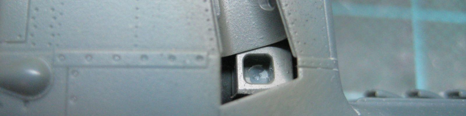 Landing gear mount after modification