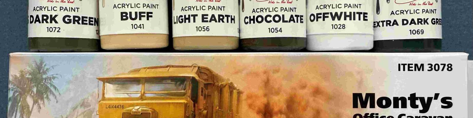 Paint Box Cover and Bottles front