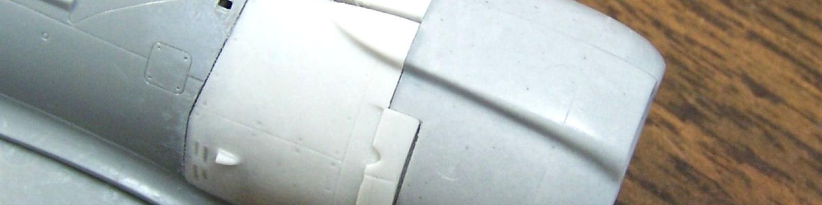 Complete resin nose and cowling