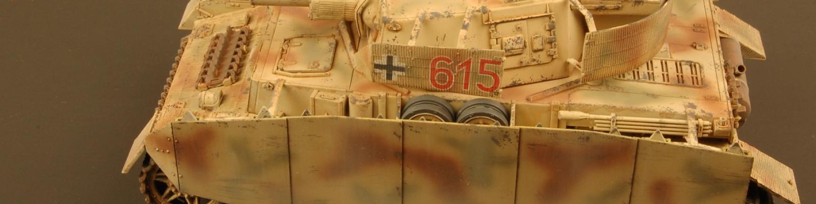 Finished model of Panzer IV