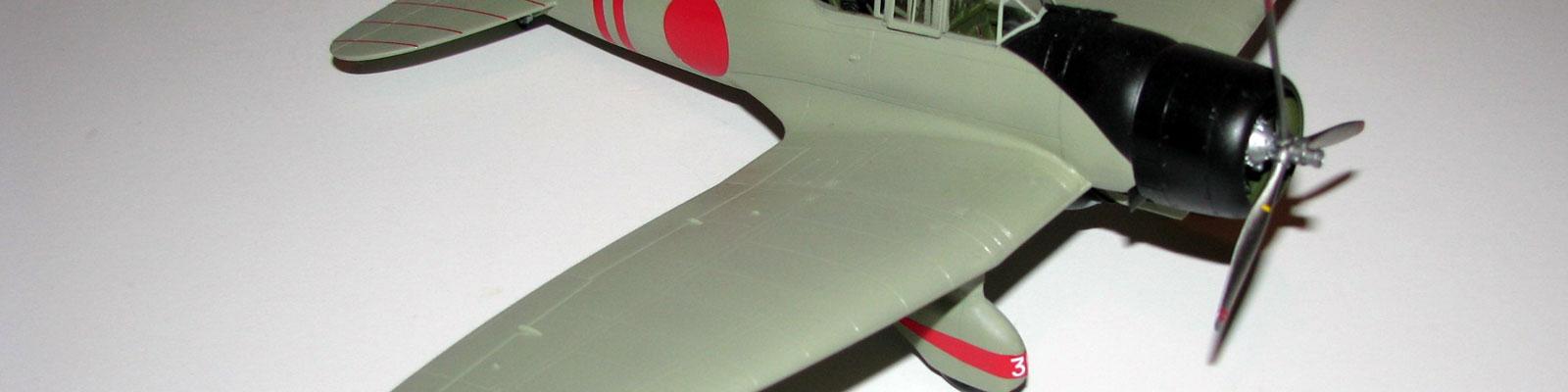 This view of the Val from right-front shows more surface detail in the wing, fuselage, and tail plane, and the Val's fixed landing gear