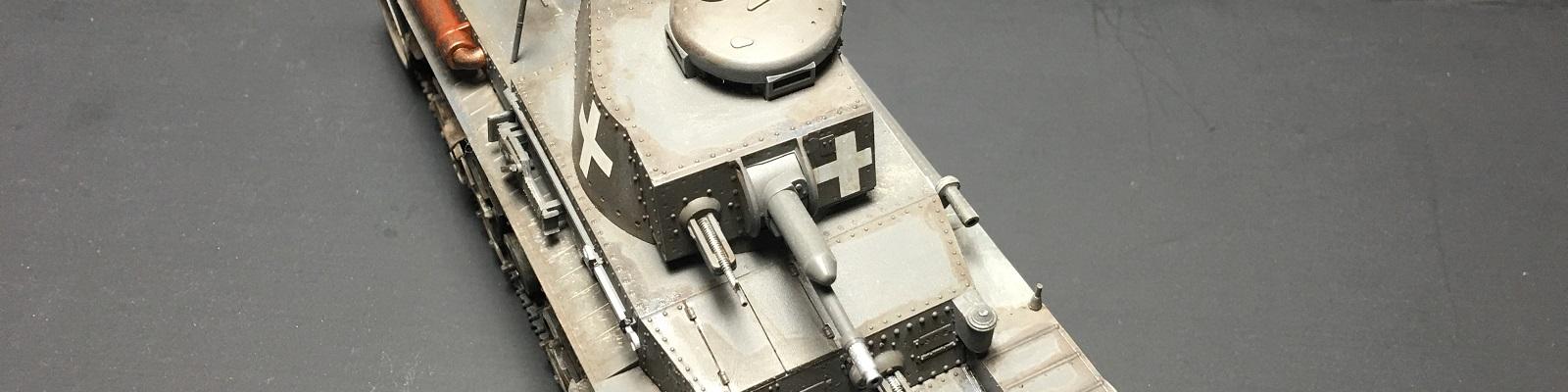 Top-right view of model, showing off the cupola hatch