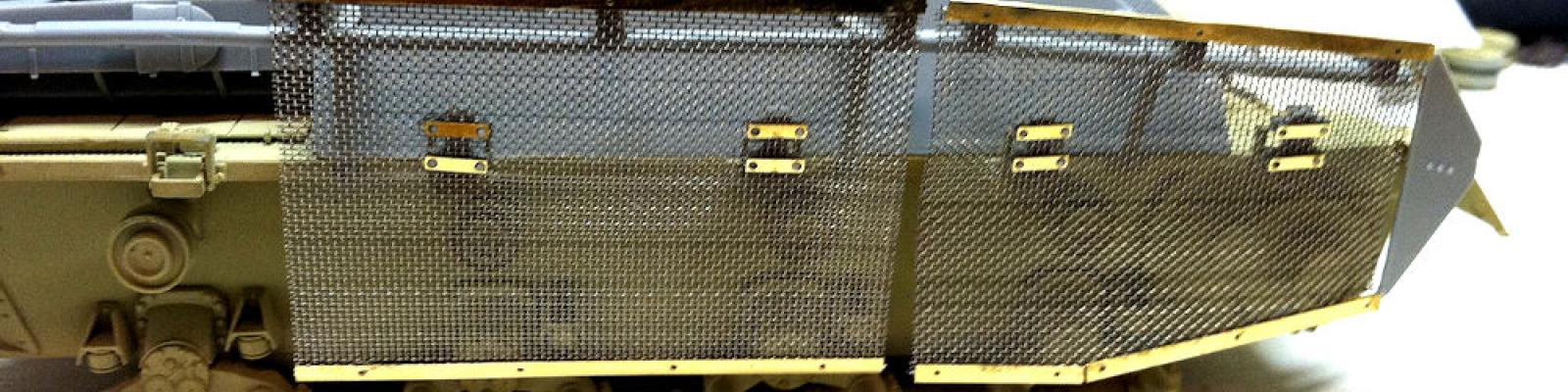 Side armor screens