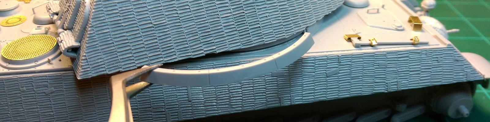 Advice regarding how to install the turret collar armorin step 12