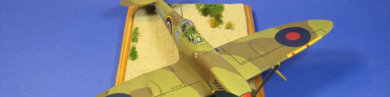 Completed model front view