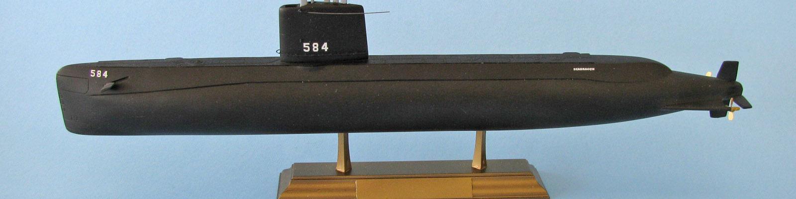 Finished model port side
