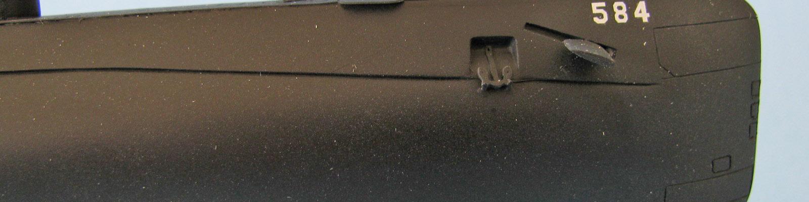 Bow of sub starboard side