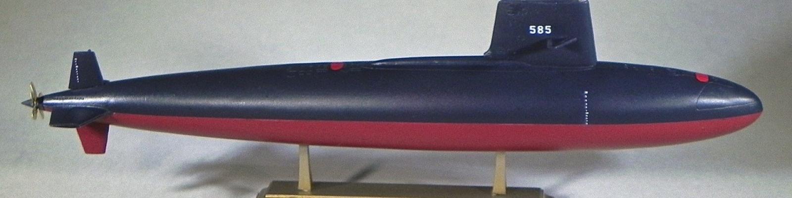 Finished model of SkipJack