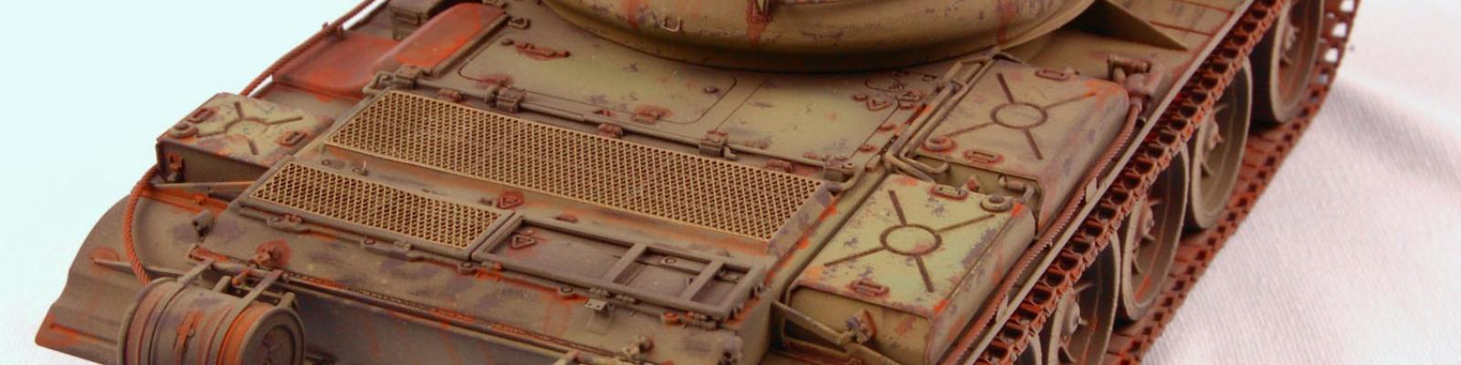 Finished T-54-2 model