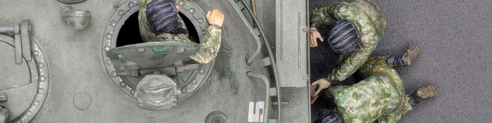 Painted on A T-62 Above