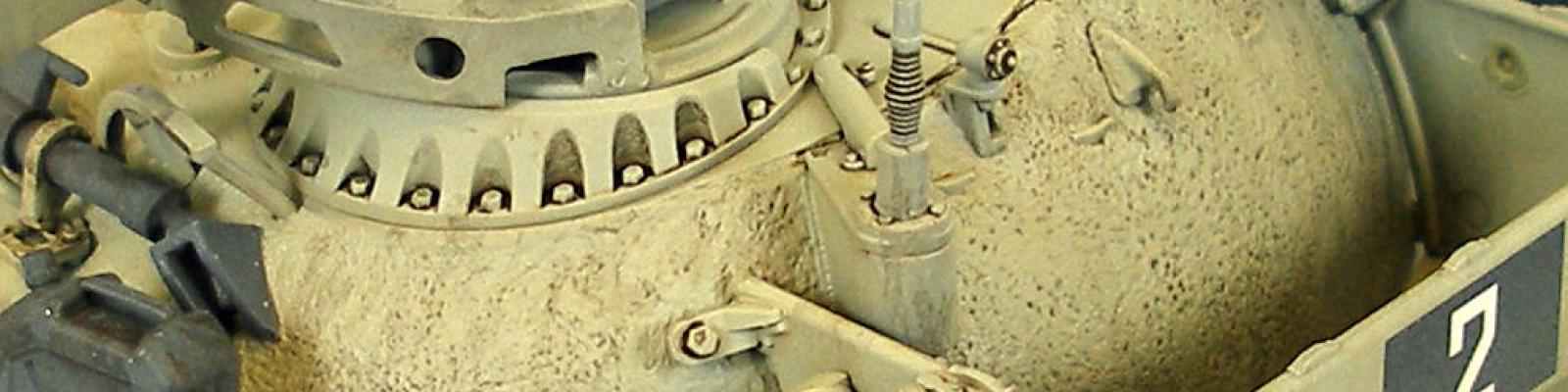 Left rear turret close-up