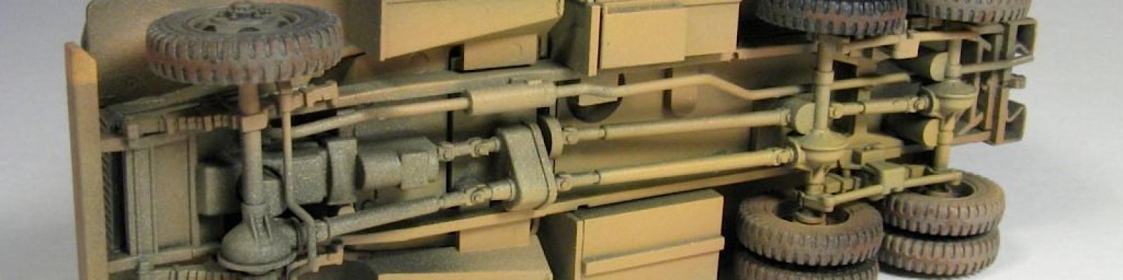 Underside of completed truck