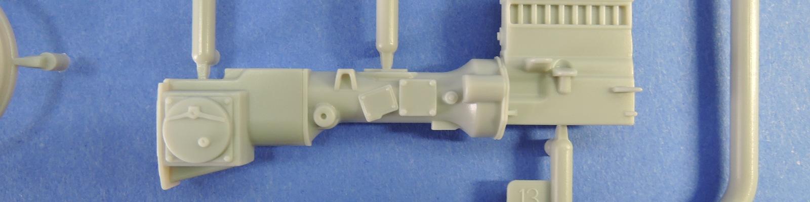 Close-up image showing the kit's high part detail