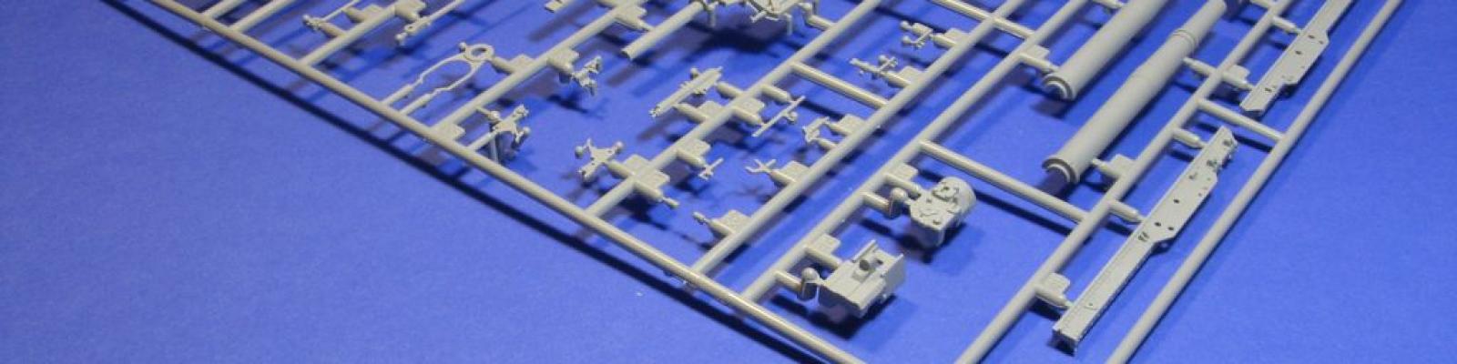 Sprue with cannons