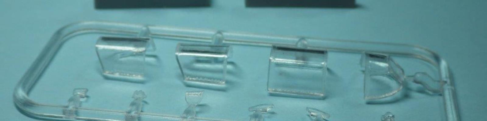 Clear and resin parts