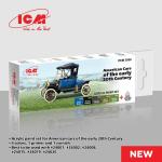 ICM American Cars of the early 20th Century Paint Set