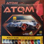 Atom Metallic Colors paint set and Ammo Acrylic Thinner