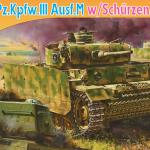 Box Art: Dragon Models Pz.Kpfw.III Ausf.M with Schurzen