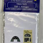 Yaho models TBF-1 Avenger instrument panels