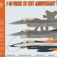 Twobobs F-16 Press to Test Anniversary Decals
