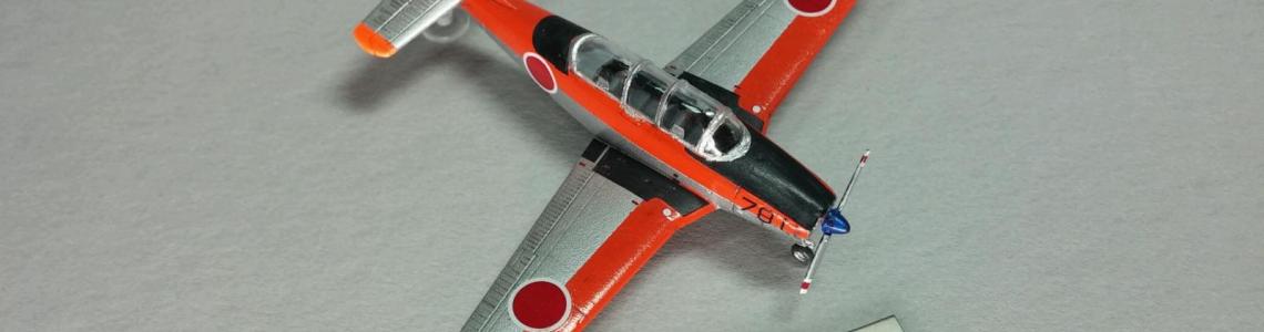 Finished with X-Acto blade showing size