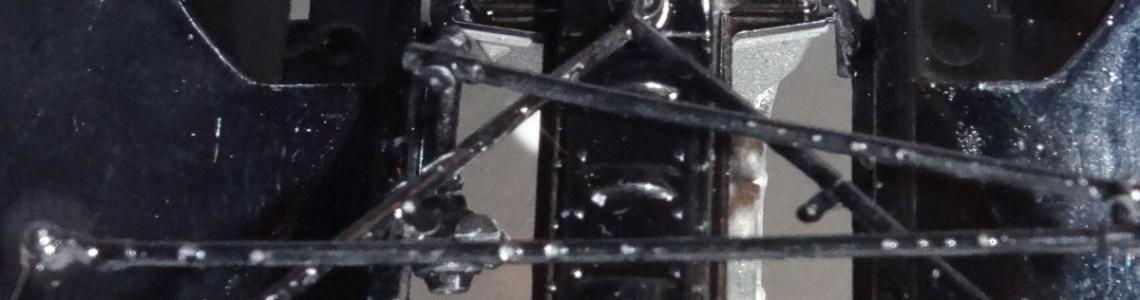 Wishbone, tie rod, pitman arm, steering rod, engine from below