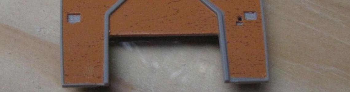 Superscale TF-27 light wood grain trim firewall decals in place