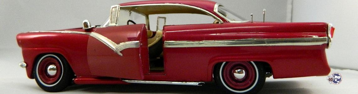 ■amt KRTL 1956 Ford Victoria Hardtop 1/25 MODEL KIT■ Kit Review 56 Ford Victoria 3 in 1 AMT