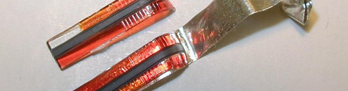 Bare Metal foil is used to line back of tail light covers