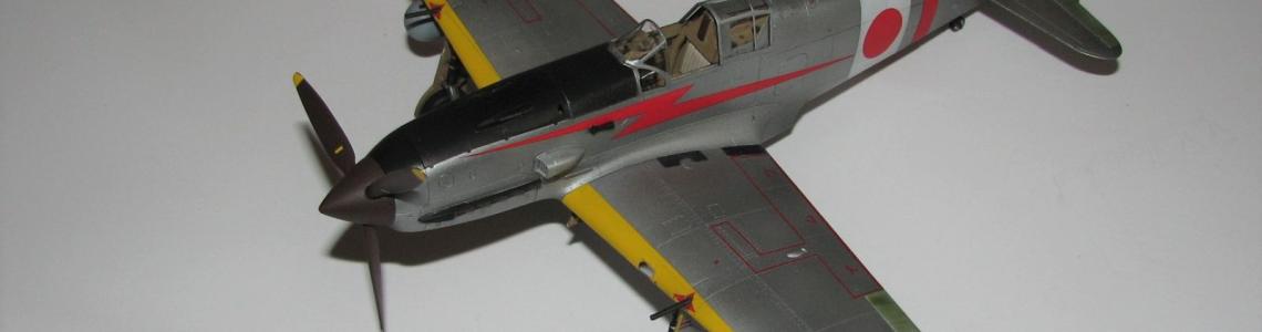 Front left view of finished model
