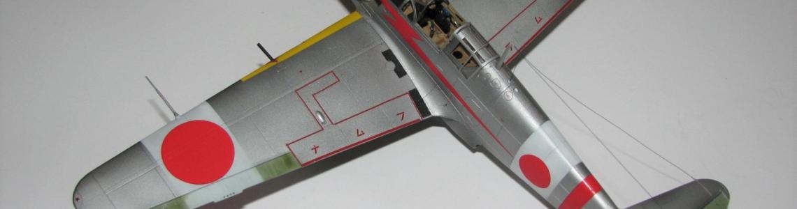 Aft left view of finished model