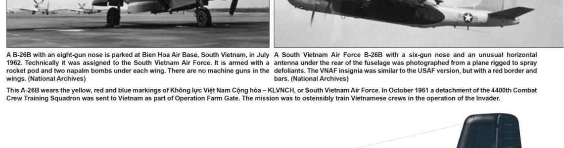 Page 65: Three pictures of different B-26B aircraft