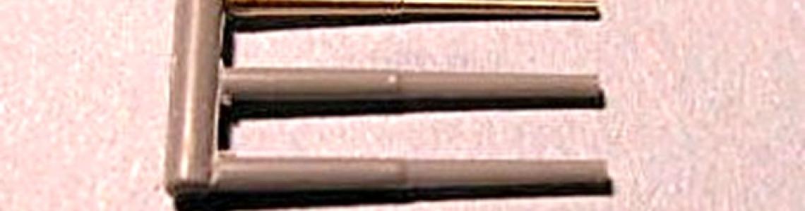 Comparison of Master and kit plastic gun tubes