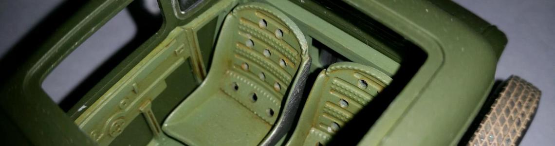 View in through the roof at the interior