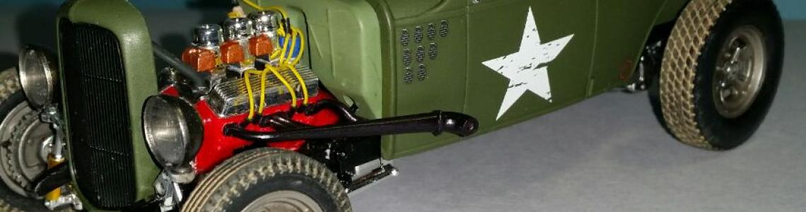 Left-front view of completed vehicle