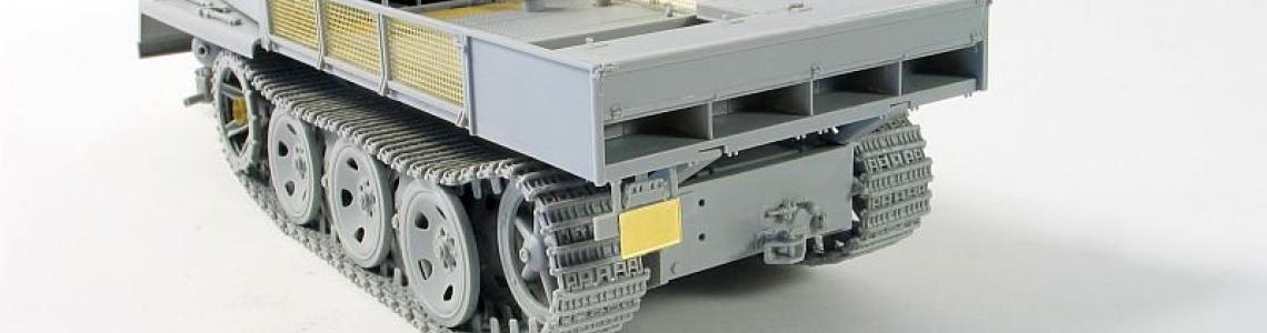 Rear view of assembled vehicle