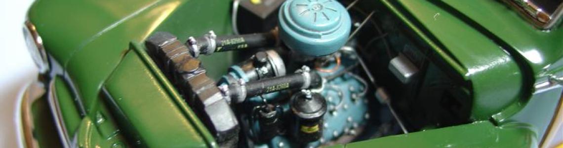 Finished kit engine compartment