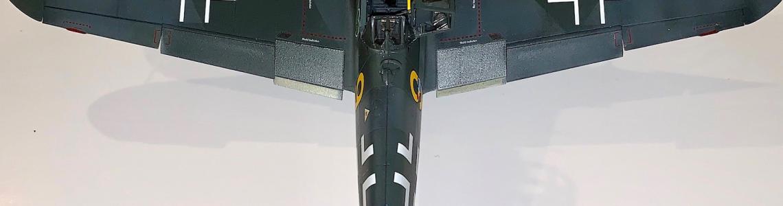 Bf 109G overhead view