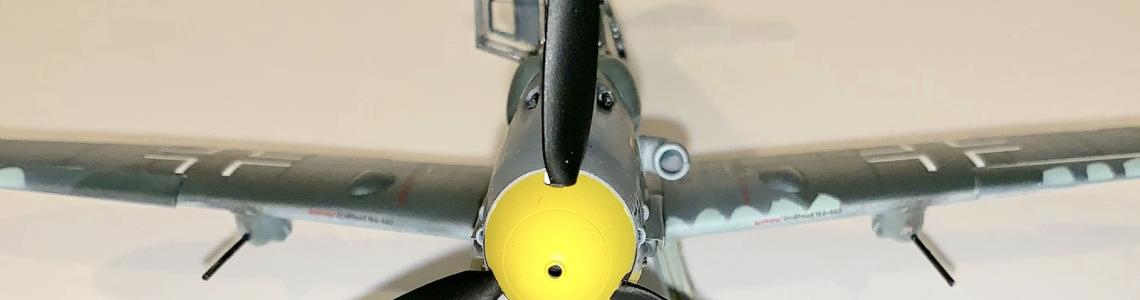 Bf 109G Front view