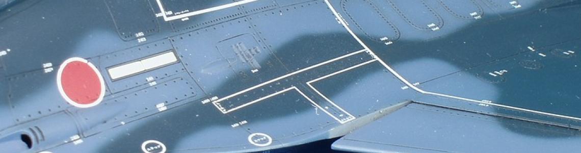 Stenciling on completed model