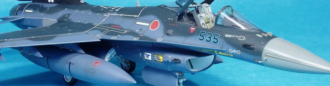 Markings on completed model