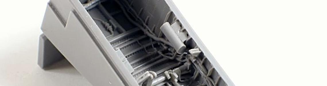 Uninstalled nose gear well