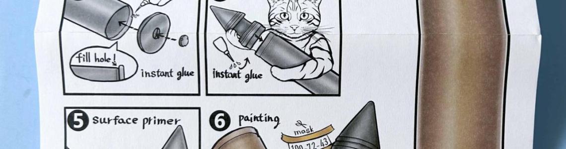 Single Sheet Color front and back instructions