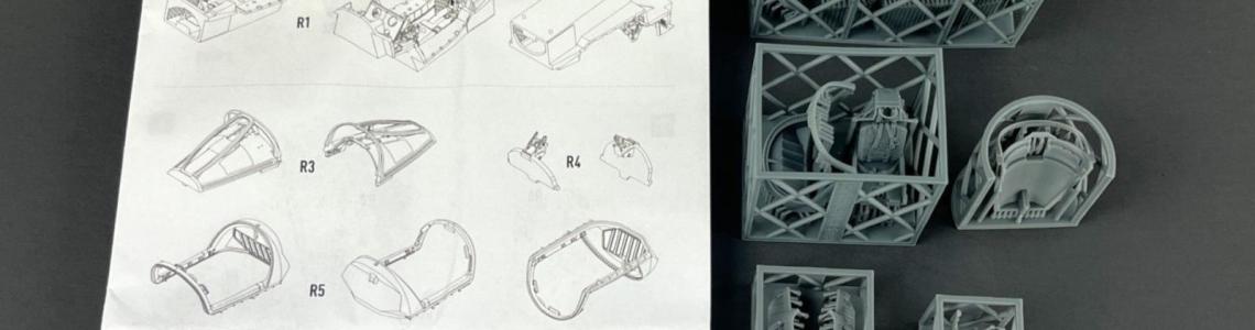 Instructions and Contents on Printed Sprues