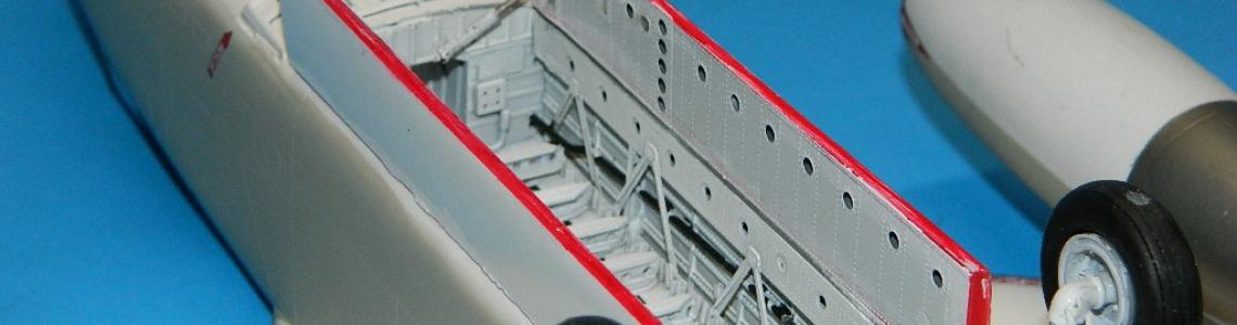 Eduard bomb bay, Doors, and crew entry hatch