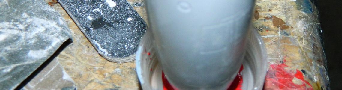 Painting Trumpeter A3D intake warning rings