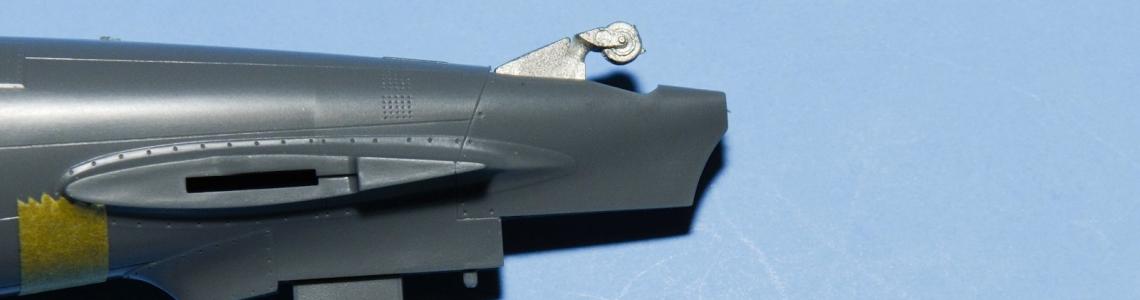 Tail wheel installed SAC 1